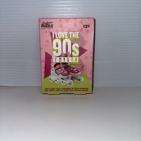 New In Box I Love the 90s Trivia Game - Pink Professional Puzzle brand Card Game - Picture 4 of 5